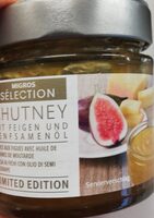 Chutney Feigen und Senfsamenoel