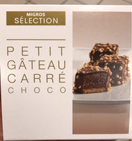 Petit gâteau carré choco