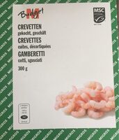 Crevettes cuites, decortiquées