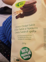 Choco Sablé à l'épeautre