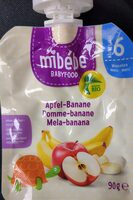 Mibebe food Apfel Banane