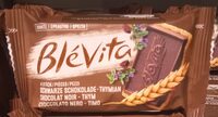 Chocolat noir-thym - biscuits à l'épeautre