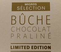 Bûche Chocolat Praliné
