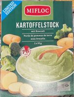 Purée de pommes de terre avec brocolis