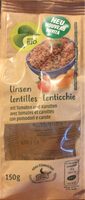 Lentille avec tomates et carottes