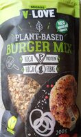 Plant-based burger mix