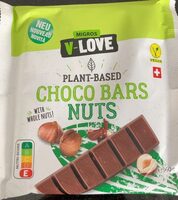 Choco bars nuts