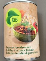 Linsen an Tomatensauce