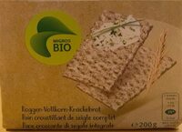 Pane croccante di segale integrale