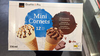 Mini Cornets, Chocolat et arôme de vanille