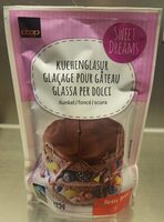 Glasage pour gâteau foncé