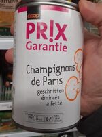Champignons de paris prix garantie