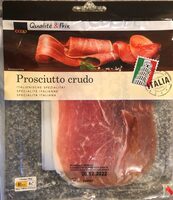 Prosciutto crudo spécialité italienne
