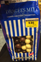 Dragées Mix Choco Amandes Noisettes