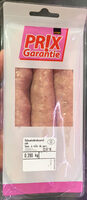 Saucisse à rôtir de porc
