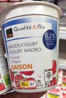 Yogourt écrémé Cerise