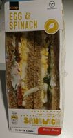 Egg & Spinach Sandwich