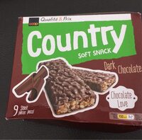 Country soft snack dark chocolate