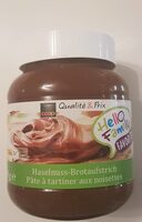 Pâte à tartiner aux noisettes