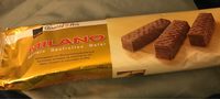Milano Gaufrettes enrobées de chocolat au lait