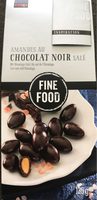 Amandes au chocolat noir salé