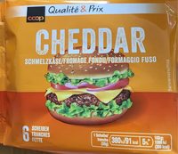 Cheddar Schmelzkäse Scheiben