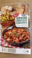 Schweins Geschnetzeltes & Tagliatelle