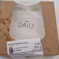 Wrap poulet  avocat