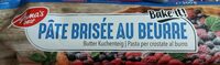 Pâte brisée au beurre