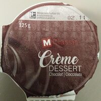 Crème dessert chocolat