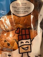 Petits pains au lait avec chocolat