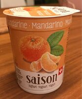 Yogourt mandarine, saison
