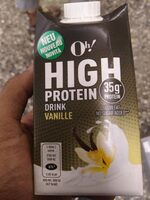 High protein drink vanille
