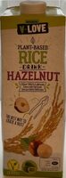 Plant-Based Rice Drink Hazelnut