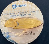 Crème de semoule