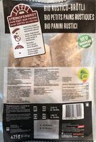 Bio petits pains rustiques