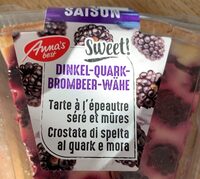 Dinkel quark brombeer wähe