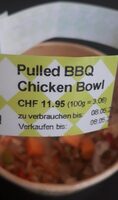 Pulled BBQ chicken bowl