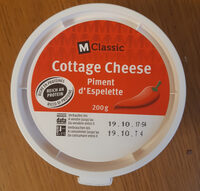Cottage Cheese piment  d'espelette