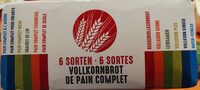 6 Sorten Vollkornbrot