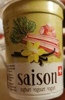 Saison rhubarbe vanille