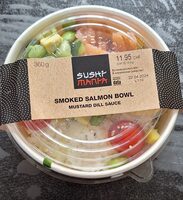 Smoked Salmon Bowl Mustard Dill Sauce
