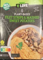 Plant-Based Filet Strips & Mashed Sweet Potatoes