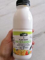 The scrambled vegan eggs
