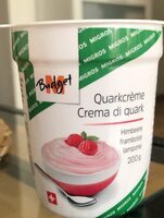 Crème de séré framboise