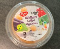 Hummus grilled vegetables