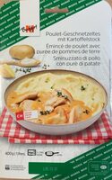 Emince de poulet avec puré de pomme de terre