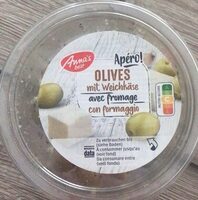 Oliven mit Weichkäse
