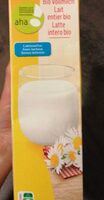 Lait entier bio sans lactose