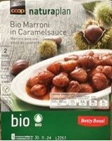 Marrons dans une sauce au caramel